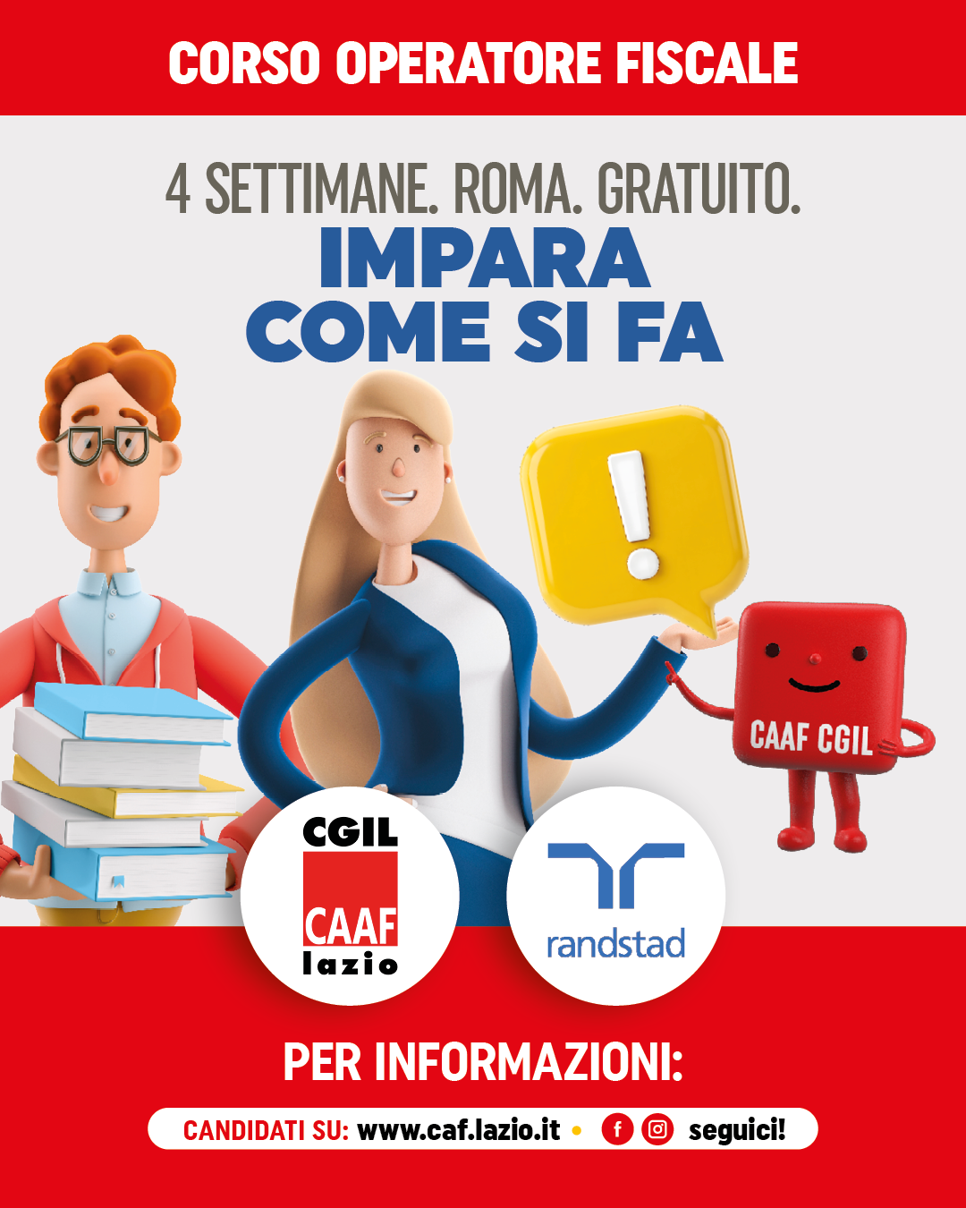 corso gratuito operatore fiscale roma
